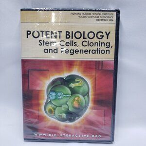 Potent Biology Stem Cells Cloning And Regeneration 2006 DVD Hughes Medical Inst